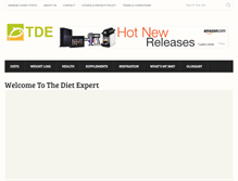 Tablet Screenshot of diet-expert.org
